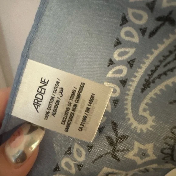 Light Blue Handkerchief - Picture 6 of 6